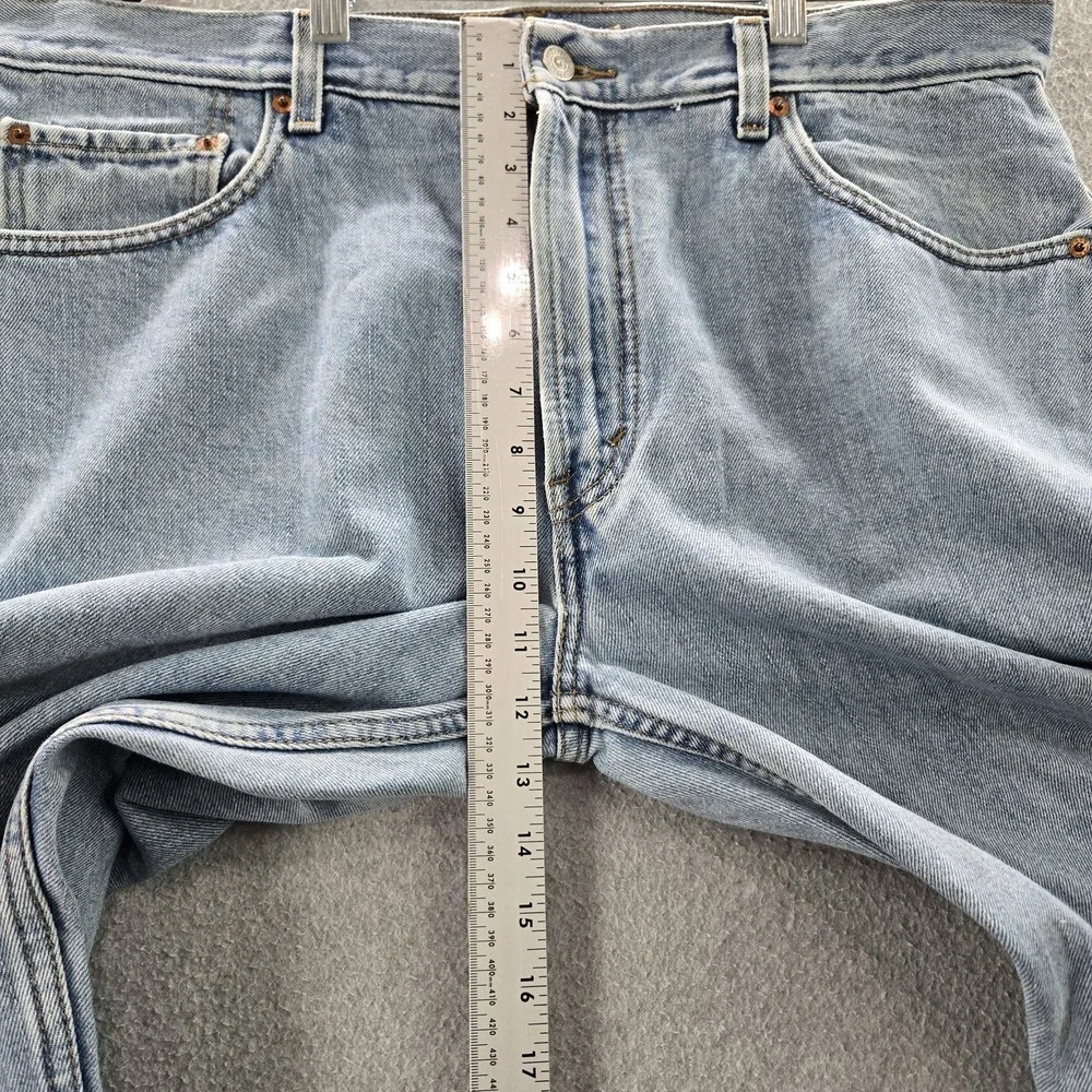 Levi's 505 Men Jeans 36X34 Light Blue Y2K‎ Denim Straight Fit 34